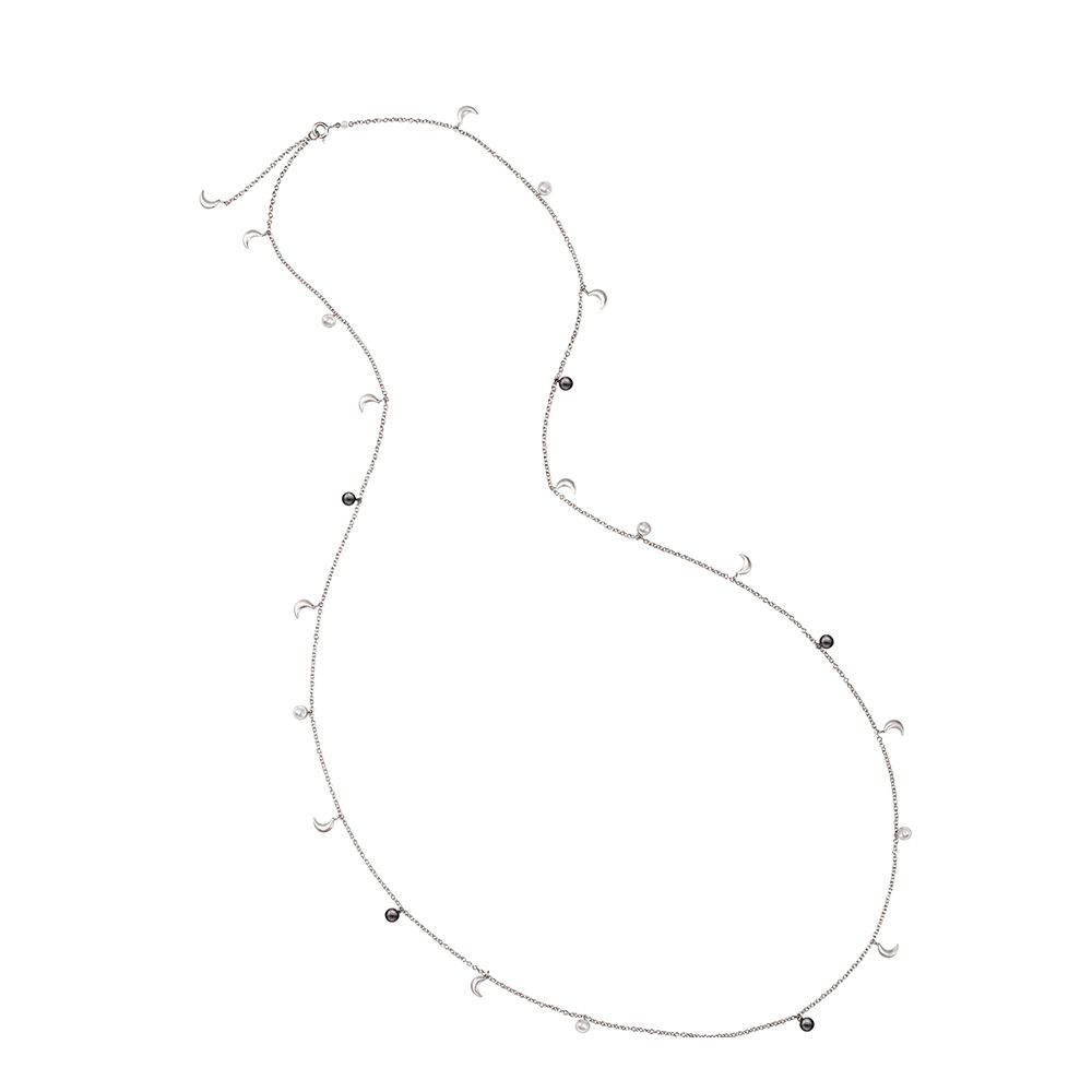 een 925/1000 zilveren collier Antonio Bernardo Luas.